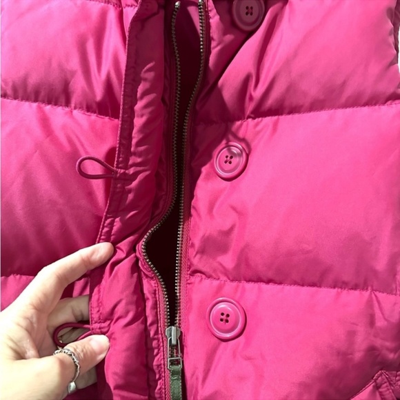 J. Crew Hot Pink Rasberry Puffer Vest - Picture 3 of 6